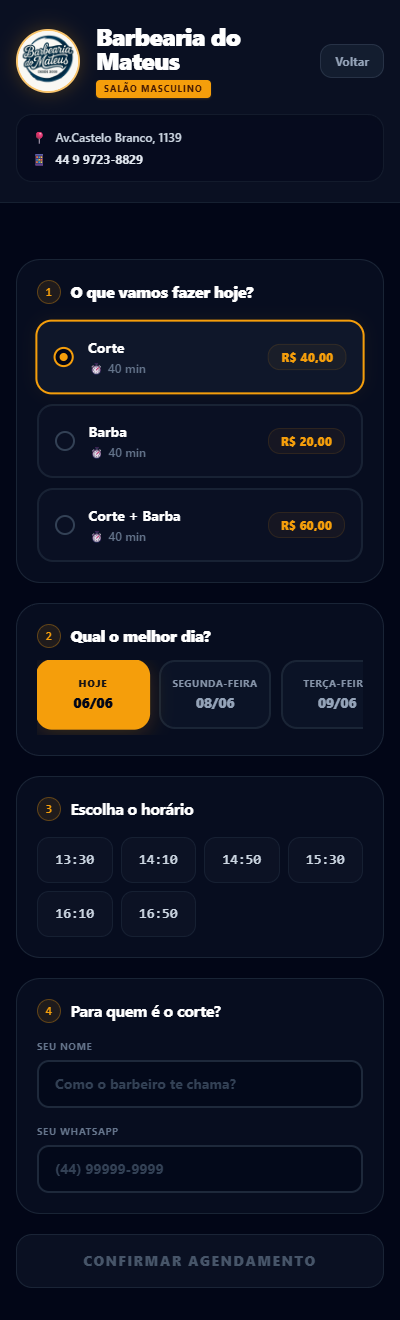 Agendamento